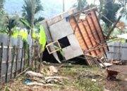 Angin Kencang dan Puting Beliung Sebabkan Rumah dan Pohon Besar Tumbang di Solok Selatan