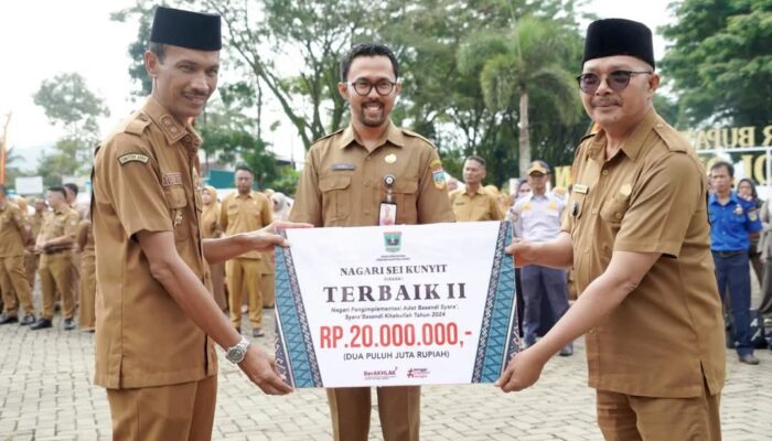 Sungai Kunyit Raih Peringkat Kedua Nagari ABS-SBK Sumbar