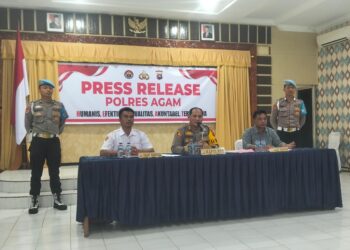 Sepanjang Tahun 2024, Polres Agam Ungkap 37 Kasus Narkoba, 47 Tersangka Diamankan