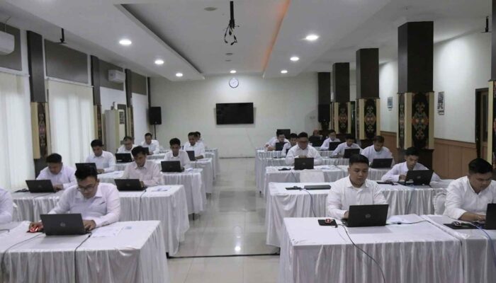 Ratusan Peserta Ikuti SKB Kesamaptaan dan Praktek Kerja CPNS Kemenkumham Sumbar