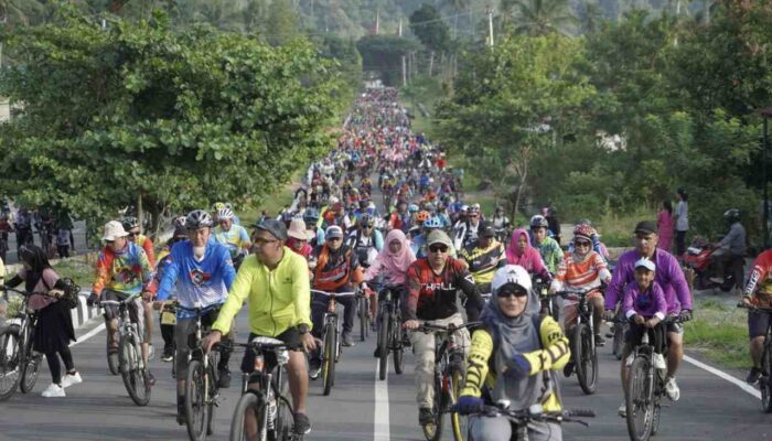 4200 Pesepeda Ramaikan Event Gowes Adventure Solok Selatan