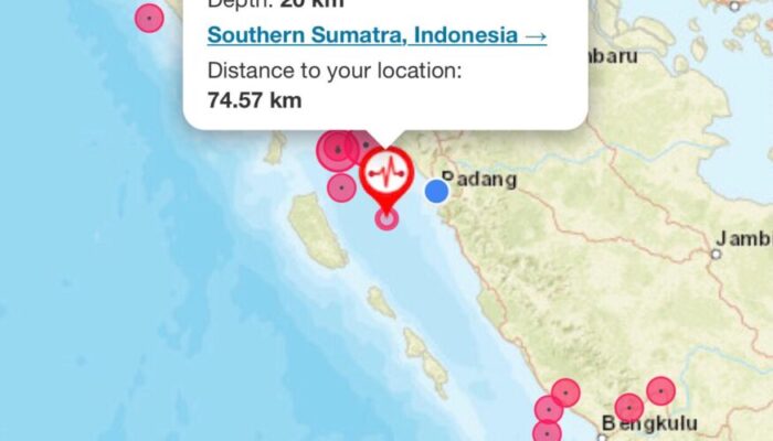 Intensitas Gempa di Jalur Backtrust Sumatera-Mentawai Meningkat, Pengamat UNP: Jangan Mudah Terpancing Isu Tak Bertanggung Jawab