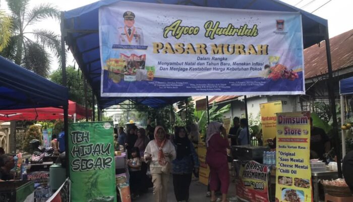 Berlangsung Tiga Hari, Pasar Murah Padang Pasir Selalu Dibanjiri Pengunjung