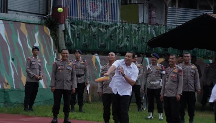 Lapangan Tenis Gumarang Brimob Diresmikan Pj Wako Sonny