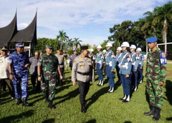 Polda Sumbar Gelar Apel Operasi Lilin 2024. IST