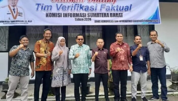 PPID Dharmasraya Optimis Raih Predikat Informatif Berkat Visitasi Komisi Informasi Sumbar