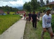 Berkat Bantuan Perantau, Pembangunan Jalan Lurah Sapan Kembali Dilanjutkan