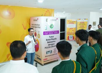 Indosat  Luncurkan Program CSR “Sampah Jadi Pulsa” di Universitas Sumatra Utara