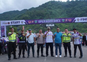 Open Road Race Padang Panjang: 400 Pembalap Bersaing Ketat