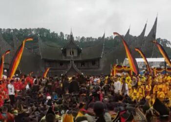 Dharmasraya Pecahkan Rekor MURI untuk Menabuh Talempong Pacik