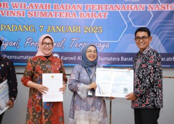 Kantah Padang Pariaman Raih Peningkatan Signifikan dalam Penilaian Kepatuhan Pelayanan Publik