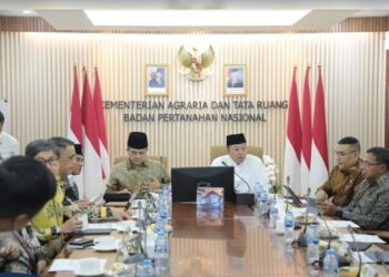 Ajak Menteri Transmigrasi Sukseskan Kebijakan Satu Peta, Menteri Nusron Ingin Tuntaskan Masalah Batas Tanah