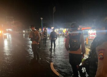 Satbrimob Polda Sumbar Laksanakan Patroli KRYD di Padang