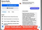 Nama Bupati Sijunjung Dicatut dalam Modus Penipuan Dana Pembangunan Masjid