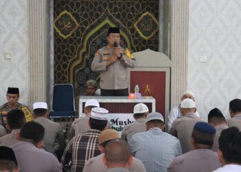 Peringatan Isra Mi’raj di Polres Pasaman Barat, Diikuti PJU Personel dan Bhayangkari 