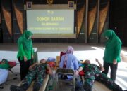 HUT Ke-40, Korem 032/Wbr Sumbangkan 1.000 Kantong Darah