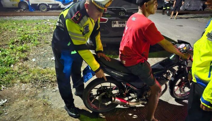 14 Sepeda Motor Terjaring Razia Satlantas Polres Padang Pariaman