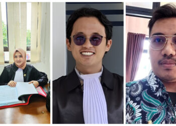 Tim Kuasa hukum Nanda Dwi Yandra Saputra dan Romandi dari kantor hukum Jelita Murni SH & rekan