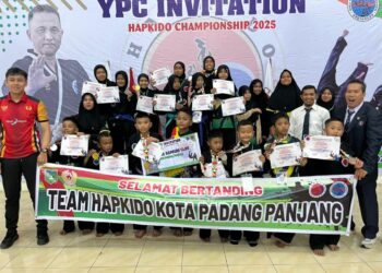 Hapkido Padang Panjang Raih The Best Team di Kejuaraan YOC Cup II