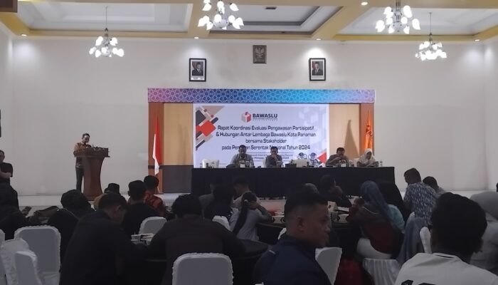 Bawaslu Kota Pariaman Gelar Evaluasi Usai Pemilihan Serentak