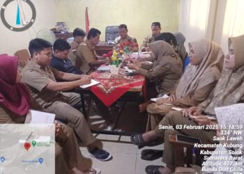 Gelar Rapat Koordinasi, Nagari Saok Laweh Siap Bersinergi Berikan Layanan Terbaik untuk Masyarakat