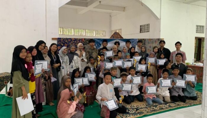 Peringati Isra Mi’raj, Mahasiswa KKN UNAND di Nagari Lareh Nan Panjang Selatan Adakan Lomba MTQ