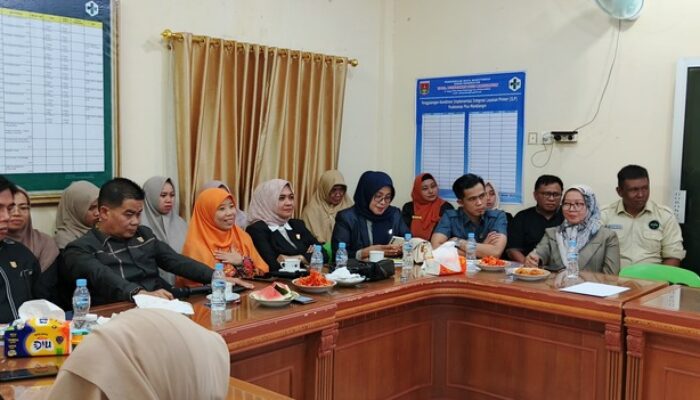 Komisi II DPRD Bukittinggi Kunjungi Puskesmas Plus Mandiangin