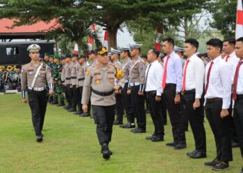 Kapolres Sijunjung Pimpin Apel Pasukan Operasi Keselamatan Singgalang 2025