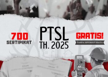 Program PTSL Kantah Padang Pariaman 2025, Sediakan 700 Sertifikat Gratis