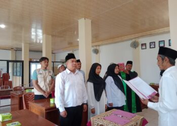 Wali Nagari Batipuah Ateh Lantik Tiga Perangkat Nagari