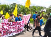 Polres Dharmasraya Dituduh Gagal Ungkap Kasus, Aliansi OKP Demo dan Beri Raport Merah!