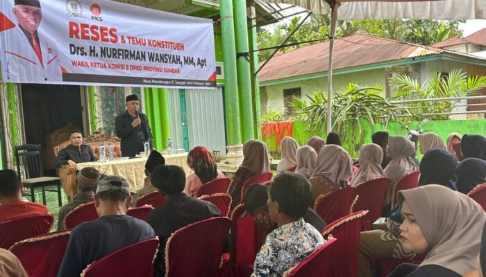 Wakil Ketua Komisi V DPRD Sumbar, Nurfiman Wansyah Jemput Aspirasi Masyarakat di Solok Selatan