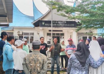Masyarakat Nagari Kapalo Hilalang Gelar Aksi dan Audiensi dengan PT HKI Terkait Dampak Pembangunan Tol Padang-Sicincin