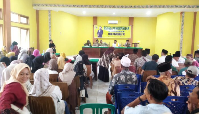 Anggota DPRD Sumbar, Yogi Pratama Gelar Reses di Solok Selatan