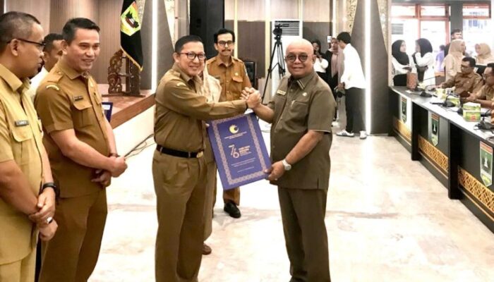 Nilai Tertinggi di Sumbar, Pemkab Agam Terima Penghargaan Peduli HAM