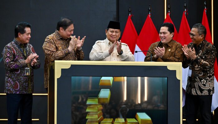 Presiden Prabowo Resmikan Pegadaian Sebagai Bank Emas Pertama di Indonesia
