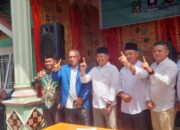 Usai PHPU, Paslon 01 Deklarasikan Pasangan Calon Bupati Welly Suhery dan Wakil Bupati Parulian Dalimunte