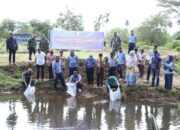 5000 Benih Ikan Disebar di Lanud Sutan Sjahrir, Wujudkan Program Ketahanan Pangan Nasional