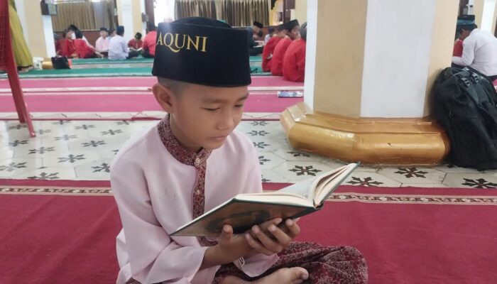 Peserta Termuda Lomba Tahfiz, Sahlan Azizi Hafal Dua Juz