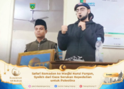 Hadir di Masjid Nurul Furqan, Syeikh dari Gaza Serukan Kepedulian untuk Palestina