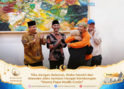 Wako Hendri dan Wawako Allex Sambut Rombongan “Mama Papa Mudik Gratis”