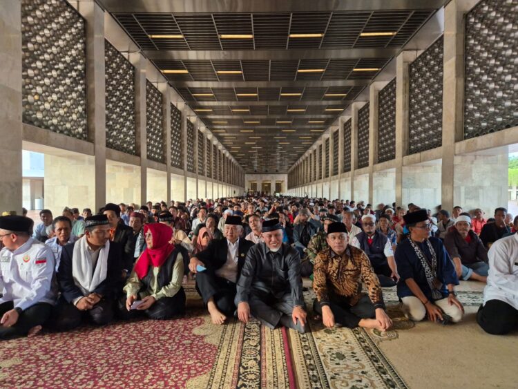 Saat pelaksanaan event Minang Day di selasar Masjid Istiqlal Jakarta, Selasa (18/3) kemarin. IST