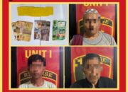 Satreskrim Polres Tanah Datar Amankan Tiga Pelaku Judi