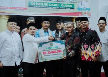 Wabup Solok Candra Pimpin TSR Kunjungi Masjid Durul Qudus Nagari Talang