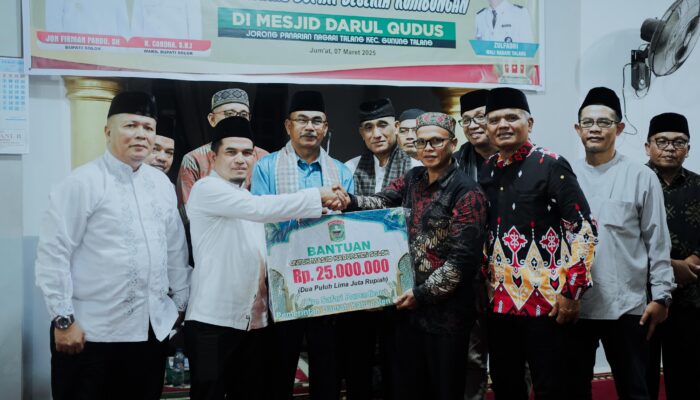 Wabup Solok Candra Pimpin TSR Kunjungi Masjid Durul Qudus Nagari Talang