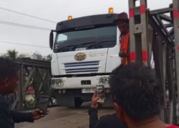 Jembatan Darurat Bailey Penghubung Jalinsum yang Putus di Dharmasraya Kini Sudah Bisa Dilewati