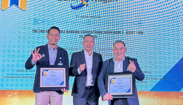 Infobak-Isentia Digital Brand Awards 2025, Bank Nagari Borong 2 Penghargaan Sekaligus