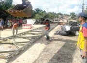 Jembatan Rangka Baja Portabel Dikebut, Diharapkan Selesai Sebelum Akhir Pekan