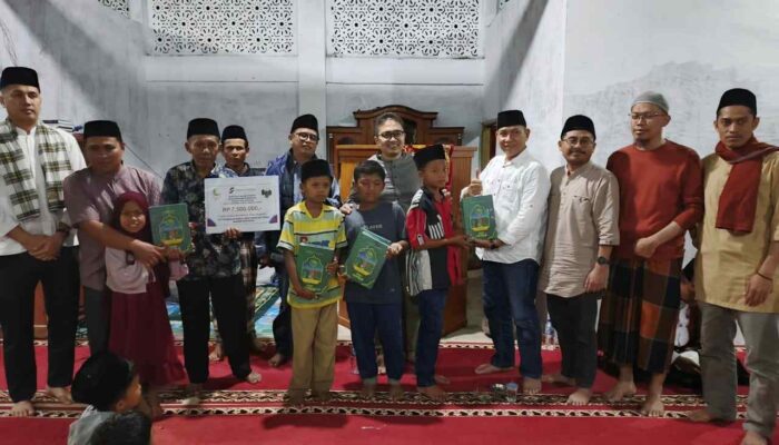 Supreme Energy Muaralaboh Berikan Bantuan untuk Pembangunan Masjid Nurul Iman Taratak Tinggi