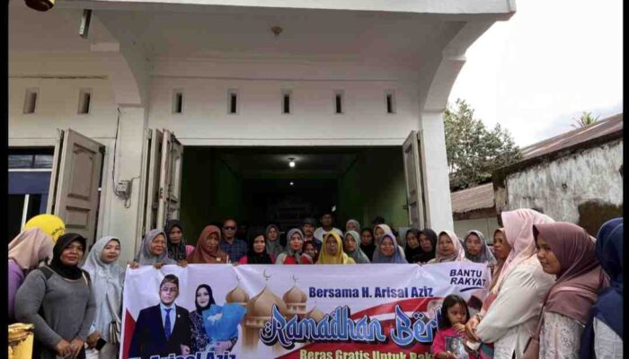 Kabupaten Pasbar Terima Bantuan Beras H. Arisal Aziz